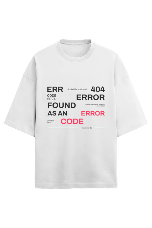 Error 404 | Terry Oversized T-Shirt